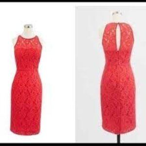 J.Crew Collection Lace Sheath Poppy Dress Size 4